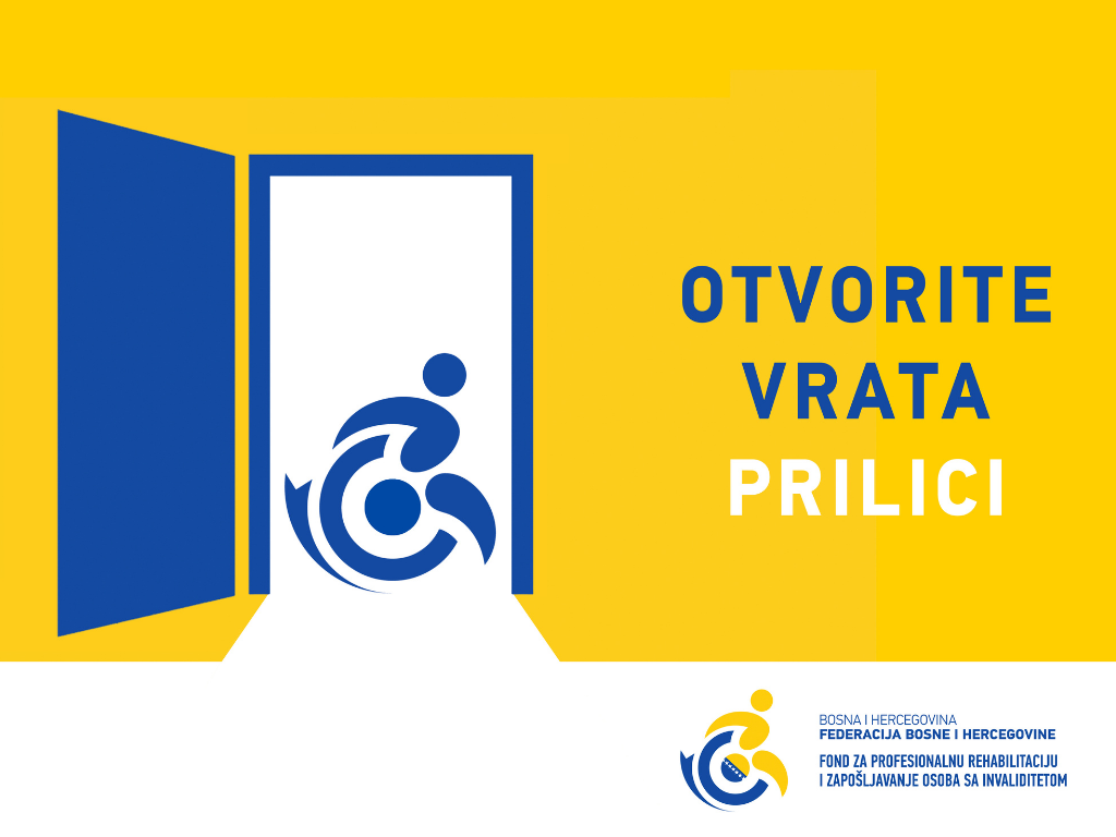 Novi javni pozivi Fonda: 16,7 miliona KM za zapošljavanje i profesionalnu rehabilitaciju osoba sa invaliditetom
