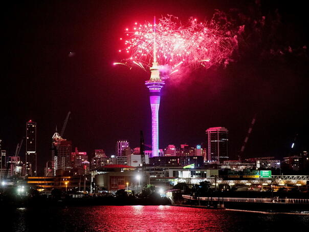 Novi Zeland dočekao 2026. spektakularnim vatrometom