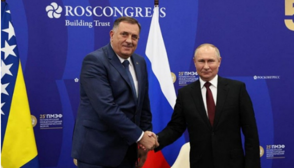 Objavljen stenogram razgovora Dodika i Putina