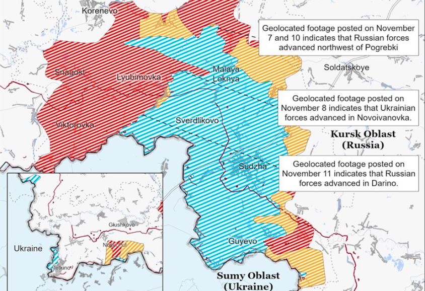 Objavljena nova ratna karta, ogroman napredak Rusa u Kursku