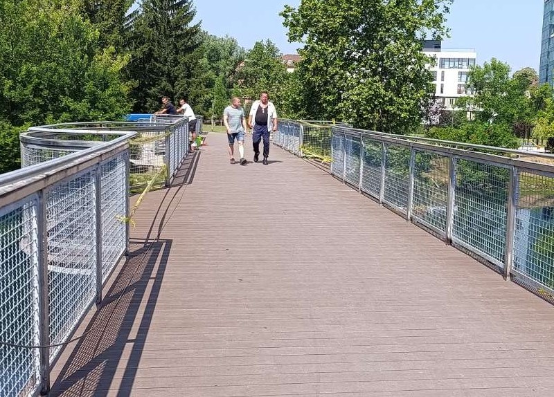 Obnovljeni Smaragdni most u Bihaću ponovo otvoren za građane