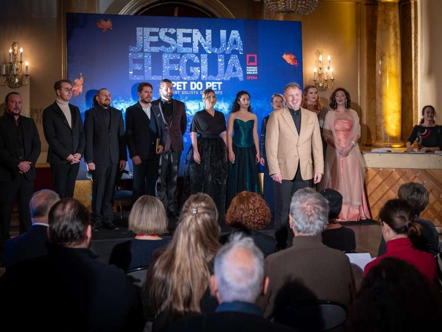 Održan koncert "Jesenja elegija u pet do pet" u izvedbi solista Opere NPS