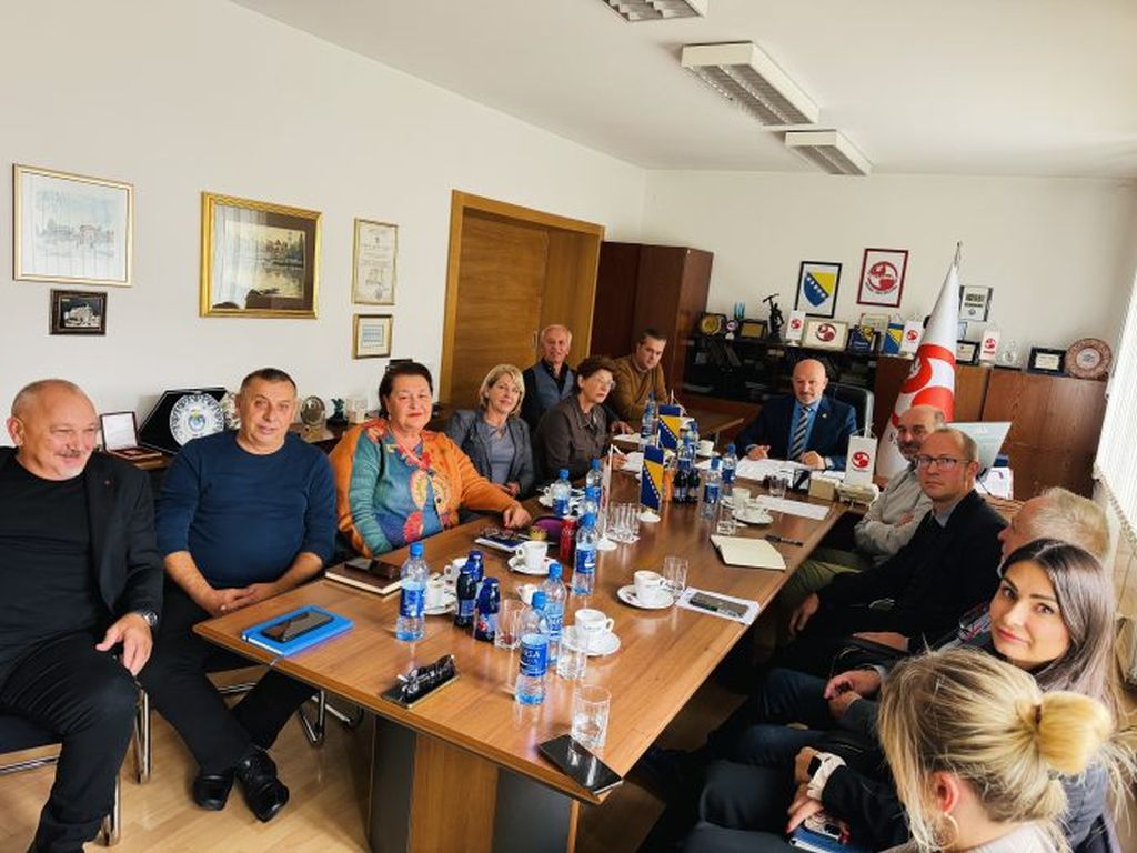 Održan sastanak predstavnika SSSBiH sa predstavnicima ITUC-a, ETUC-a, PERC-a