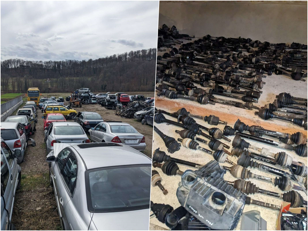 Oduzeta veća količina polovnih automobila i autodijelova u Prnjavoru