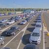 Ogromna kolona vozila na hrvatskoj strani na ulazu u BiH