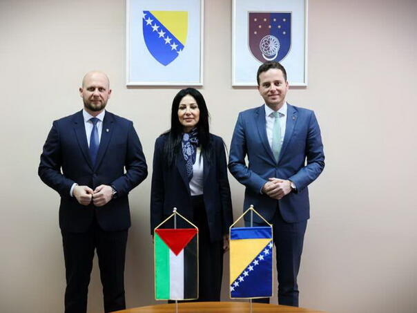 Okerić i Uk primili ambasadoricu Abu Laban: Institucionalna podrška narodu Palestine