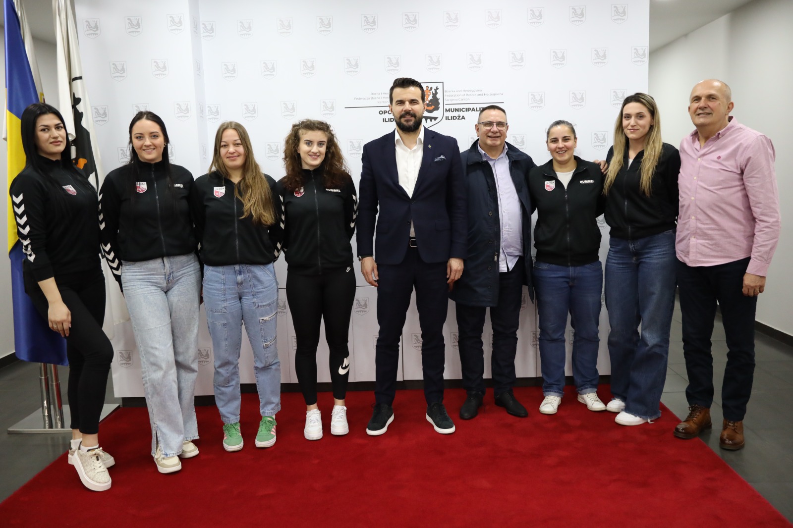 Općina Ilidža organizovala prijem za rukometašice Ilidže