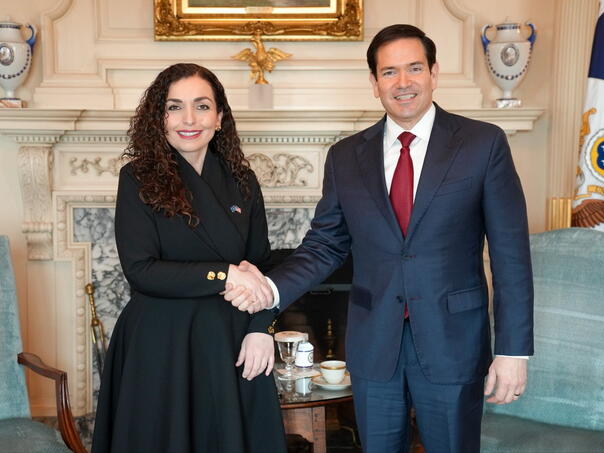 Osmani se sastala s Rubiom: Kosovo i SAD čvrsto posvećeni miru i sigurnosti