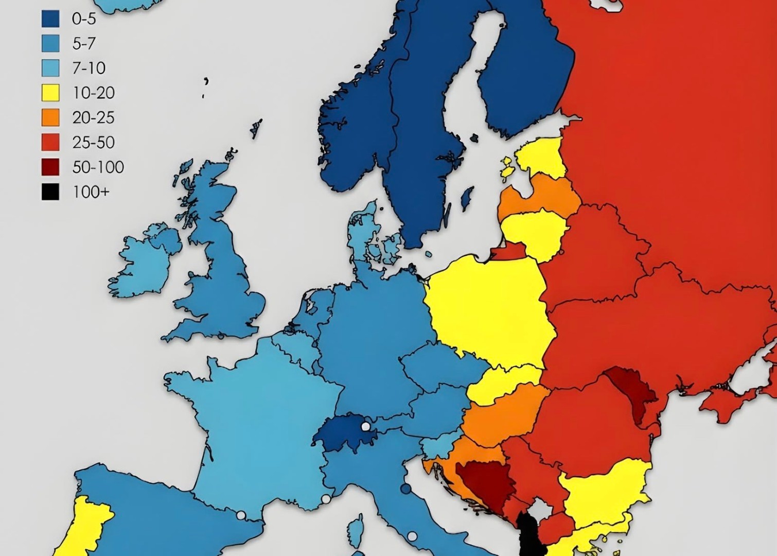Ovo su najsigurnije i najopasnije ceste Evrope: Gdje je BiH?