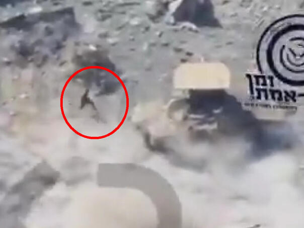 Palestinski borac sam samcat napao dva izraelska tenka