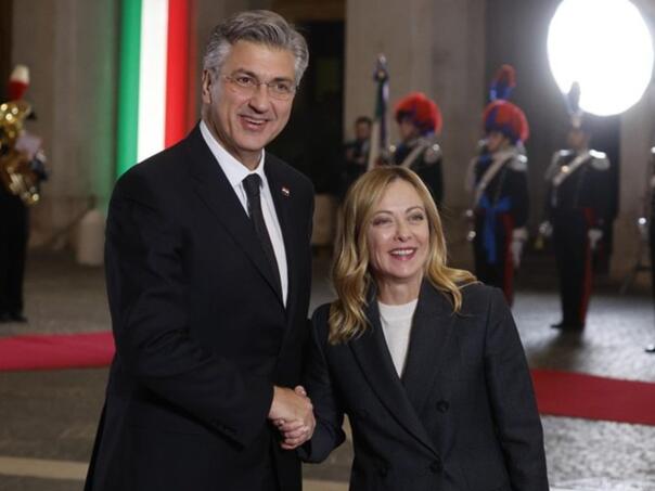 Plenković i Meloni: Italija je "privilegovani partner" Hrvatske