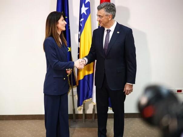 Plenković stigao u Mostar, razgovarao sa Darijanom Filipović