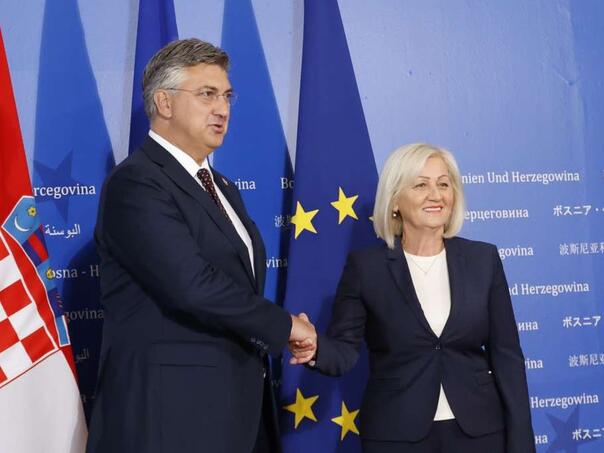 Plenković sutra u Sarajevu, s Krišto potpisuje Ugovor o graničnim prijelazima