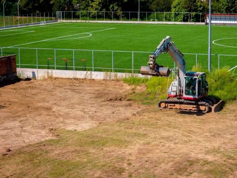 Počela izgradnja novog pomoćnog terena NK Jedinstvo