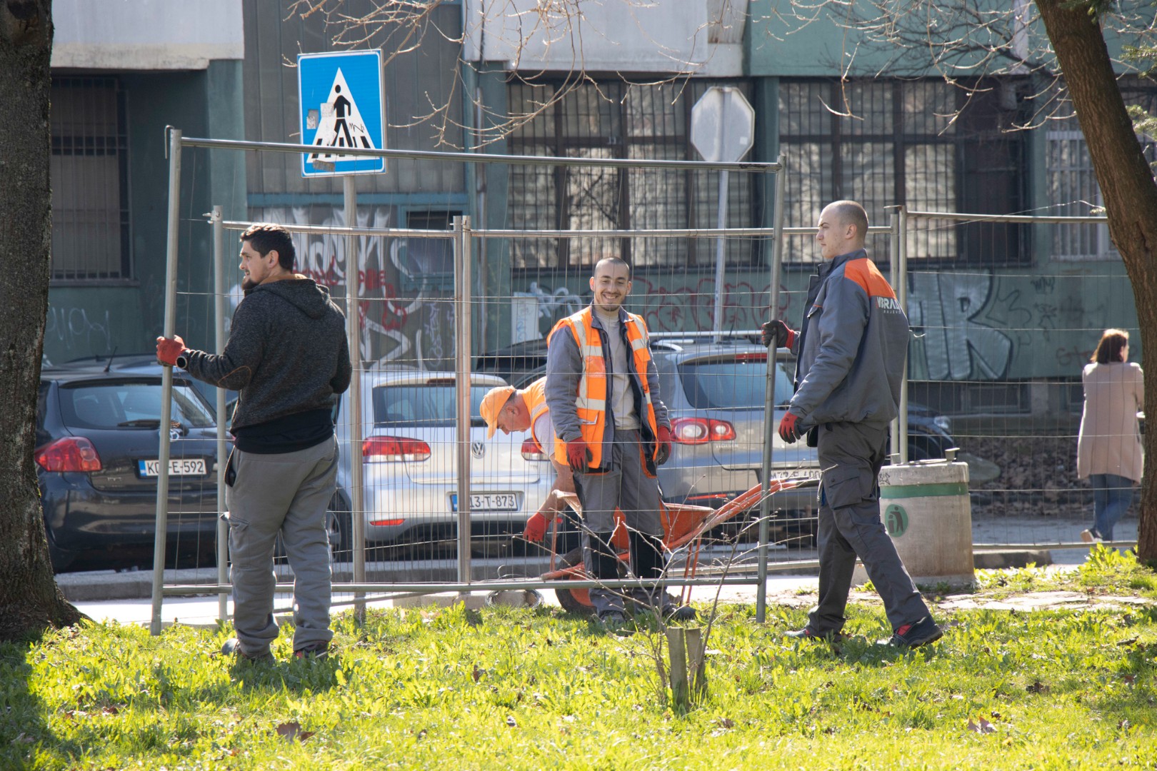 Počeli radovi na uređenju novog parka na Trgu heroja