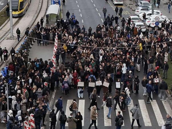 Pogledajte fotografije iz zraka sa protesta u Sarajevu