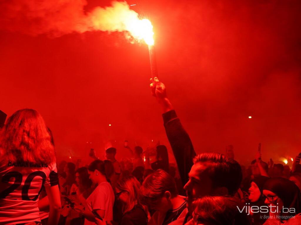 Pogledajte kako je Sarajevo proslavilo drugi gol BiH protiv Katara
