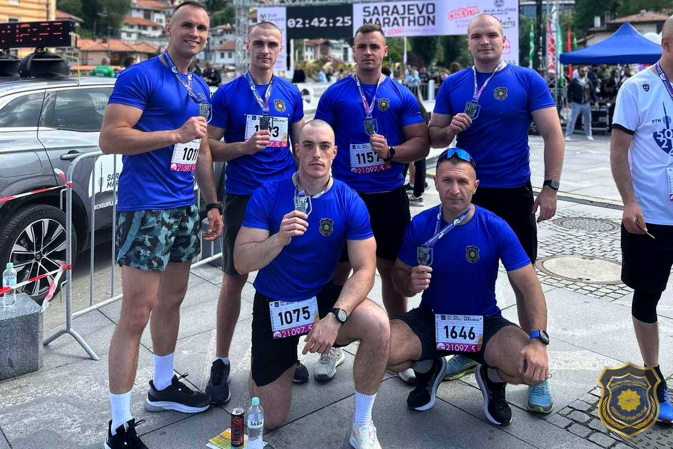 Policajci Federalne uprave policije trčali na Sarajevo Marathonu