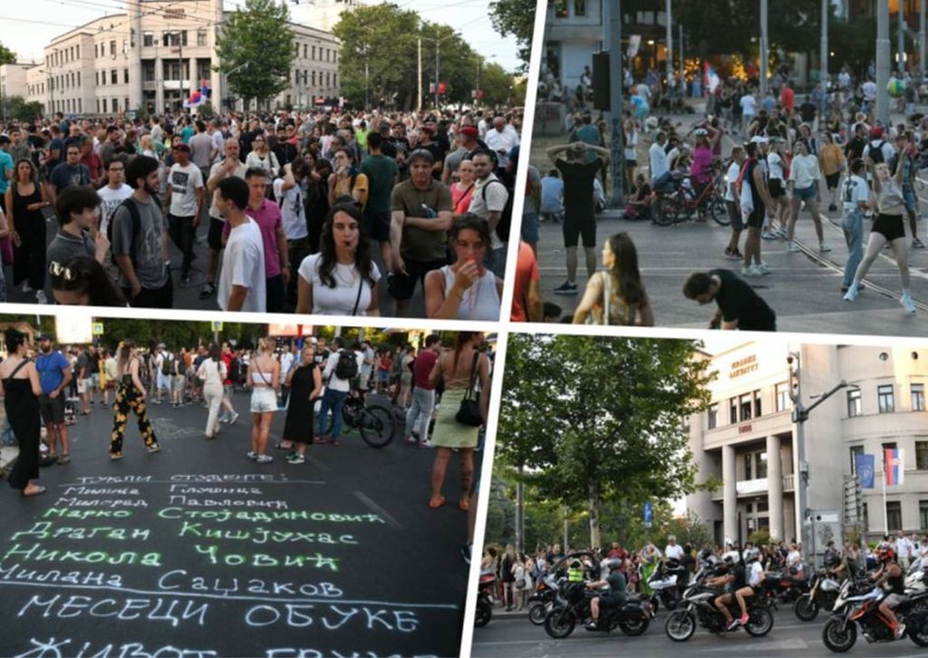 Policija ih hapsi i tuče: Studenti pozvali na potpunu blokadu Beograda