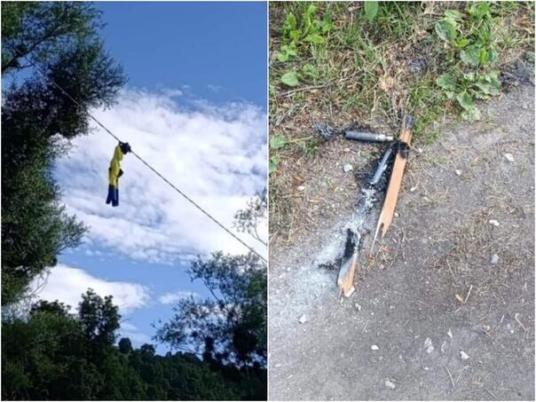 Policija pokrenula istragu o paljenju zastava BiH kod Livna