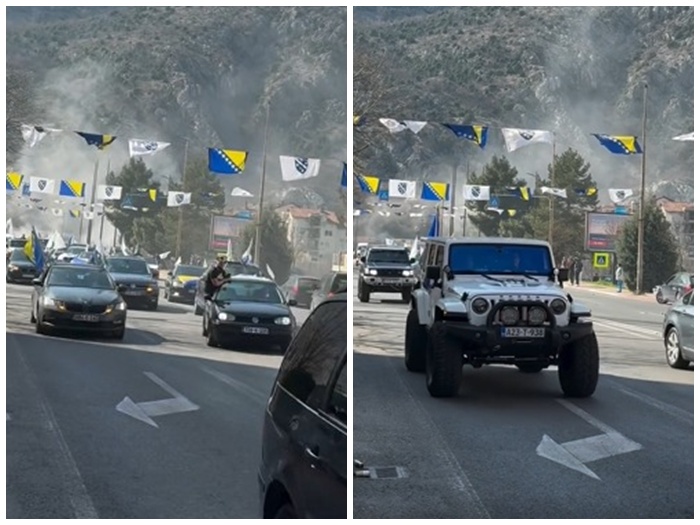 Ponosna kolona: I Mostarci prodefilovali za svoju zemlju
