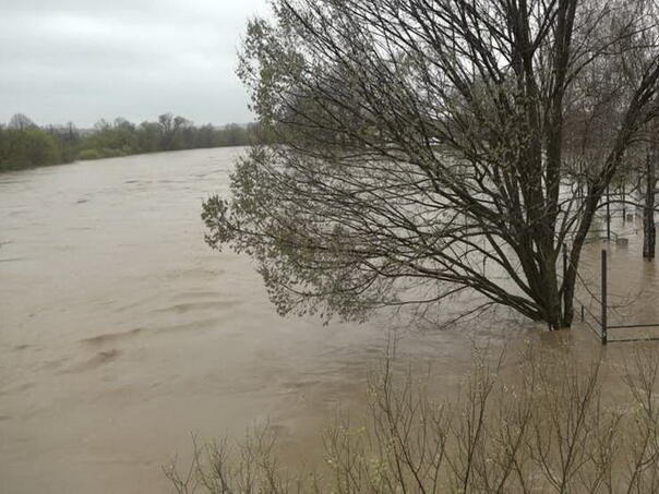 Porast vodostaja na slivovima Une, Sane, Vrbasa i Bosne
