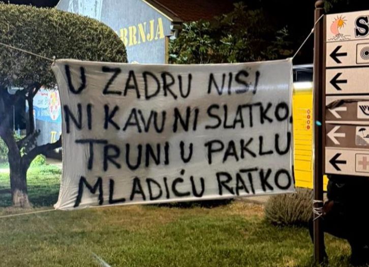 Poruka zločincu iz Hrvatske: U Zadru nisi ni kavu ni slatko, truni u paklu, Mladiću Ratko