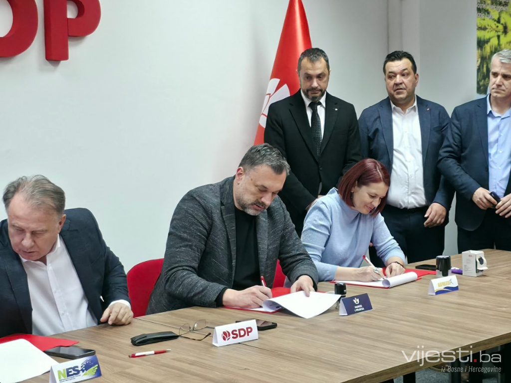 Potpisan Sporazom: SDP, NIP i još tri stranke zajedno na izbore