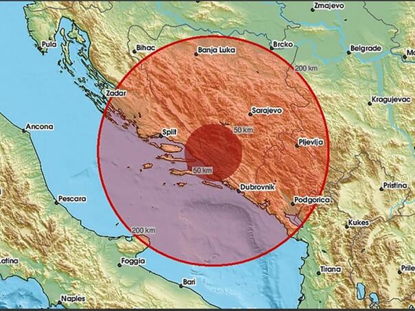 Potres u blizini Neuma, osjetio se širom Hercegovine
