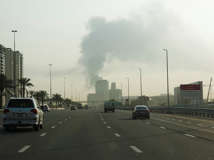 Požar na aerodromu u Dubaiju, otkazani letovi