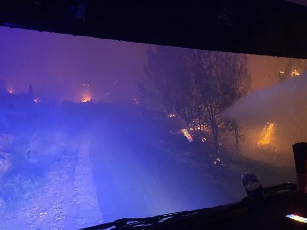 Požar na Ivanici pod kontrolom, vatrogasci spriječili širenje prema Hrvatskoj