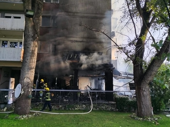 Požar u kafiću na Novom Beogradu, nema informacija o povrijeđenima