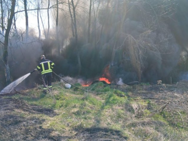Požar u Zvorniku, službe na terenu