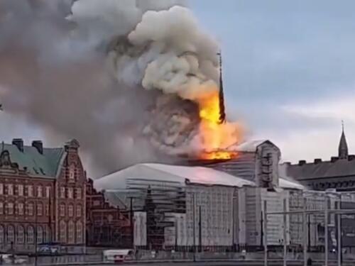Požar zahvatio zgradu sjedišta Danske privredne komore u Kopenhagenu