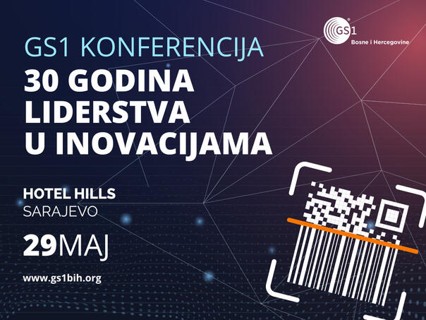 Poziv na 9. GS1 Konferenciju: 30 godina liderstva u inovacijama i digitalnoj transformaciji