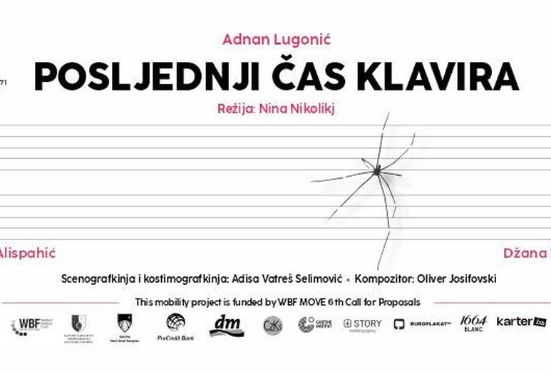 Praizvedba predstave "Posljednji čas klavira" večeras u Teatru 071