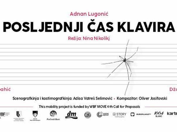 Praizvedba predstave "Posljednji čas klavira" večeras u Teatru 071