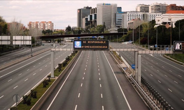 Prazne ulice Madrida, grada koji je najviše pogođen koronavirusom u Španiji