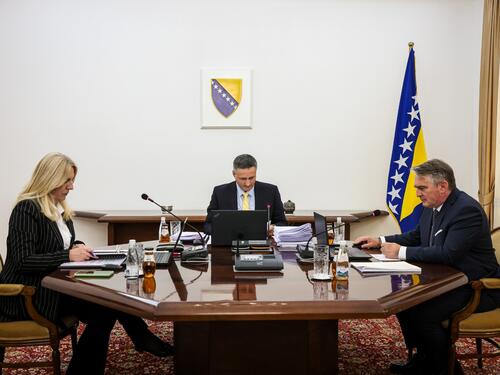 Predsjedništvo BiH odbilo nacrt budžeta za 2026. godinu
