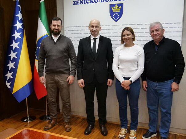 Premijer ZDK ugostio najbolju bh. skijašicu Elvedinu Muzaferiju