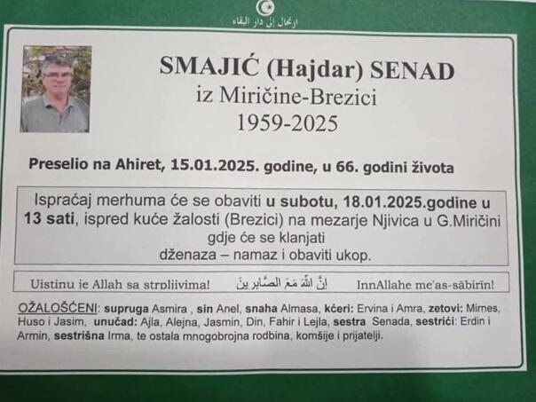 Preminuo muškarac iz Gračanice: Pretučen na humanitarnoj večeri