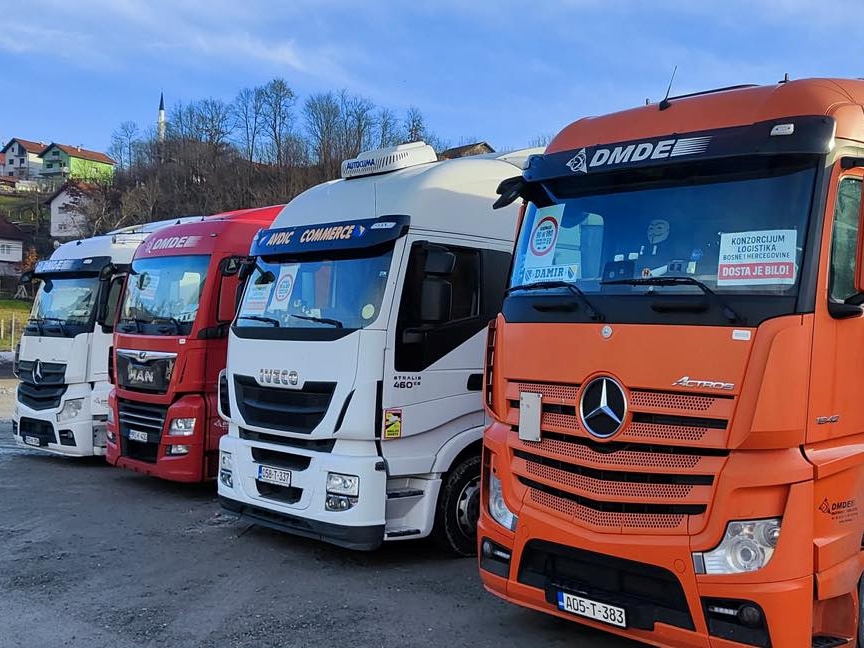 Prevoznici danas izlaze na granice: Vozači traže bolji status i ukidanje restrikcija