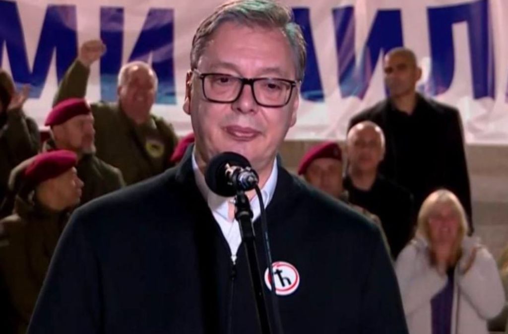 Pristalice SNS-a se okupile u "Ćacilendu": Vučić održao govor