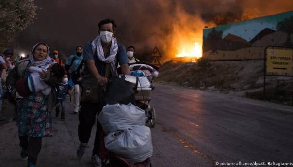 Privedeno pet osoba zbog požara u "Moriji"