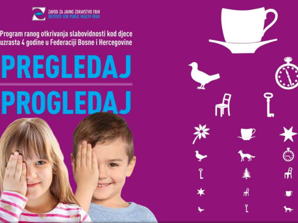 Program ranog otkrivanja slabovidnosti kod djece uzrasta 4 godine u FBiH