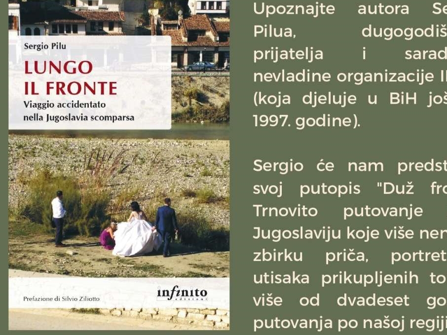 Promocija knjige "Duž fronta" Sergia Pilua u Muzeju književnosti BiH