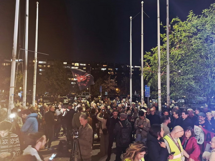 Protest novinara N1, Nove, Danasa, Radara i Forbesa u Srbiji
