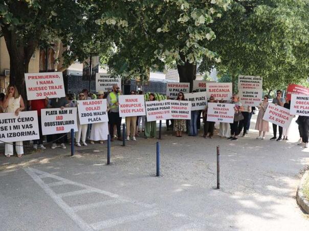 Protesti i štrajk se nastavljaju: Radnici odbili prijedlog Vlade HNK