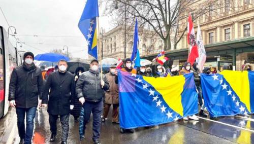Protesti u Beču: BiH je hitno potrebna podrška međunarodne zajednice