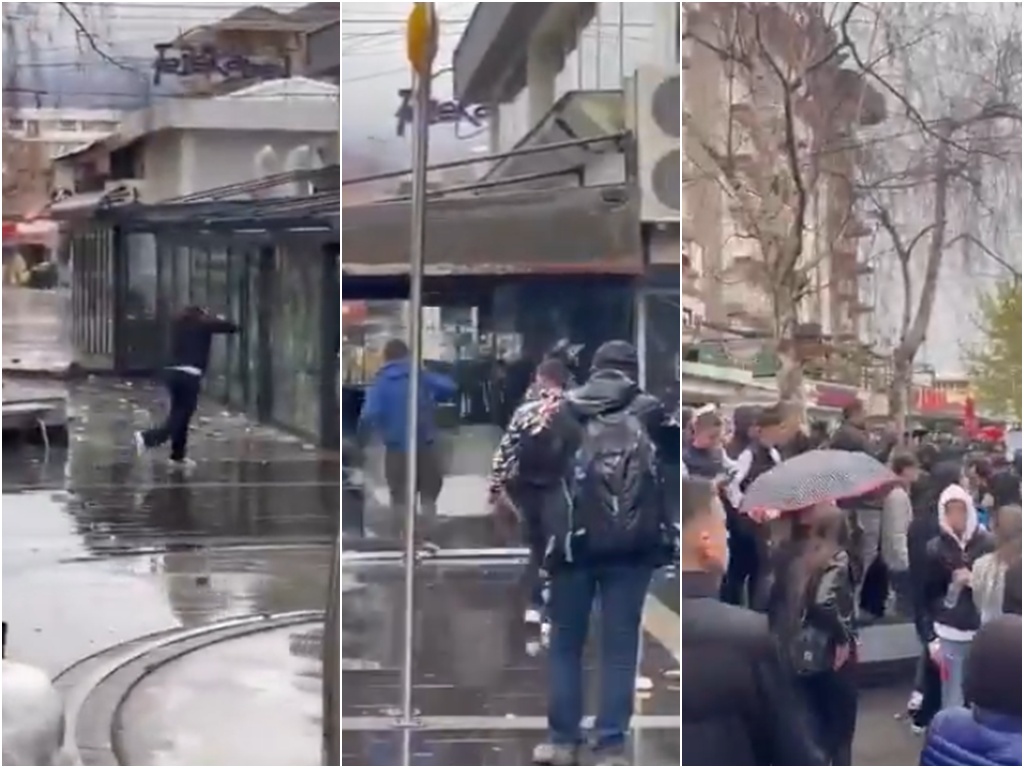 Protesti u Makedoniji: Devastiran kafić vlasnika noćnog kluba i zgrada općine